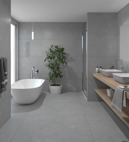 Vloertegel Pastorelli Biophilic Grijs mat