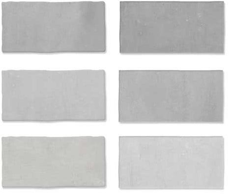 Wandtegel Wow  Fez Grey Matt 6,2x12,5 cm