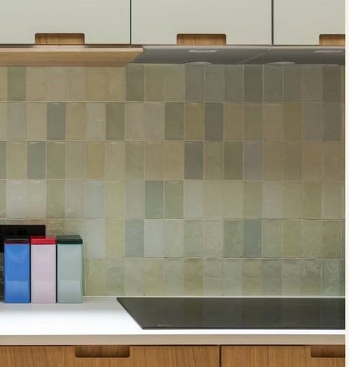 Wandtegel Wow  Fez Mint Gloss 6,2x12,5 cm