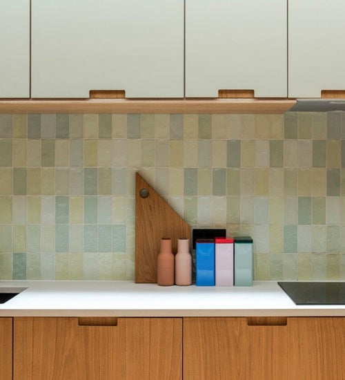 Wandtegel Wow  Fez Mint Gloss 6,2x12,5 cm