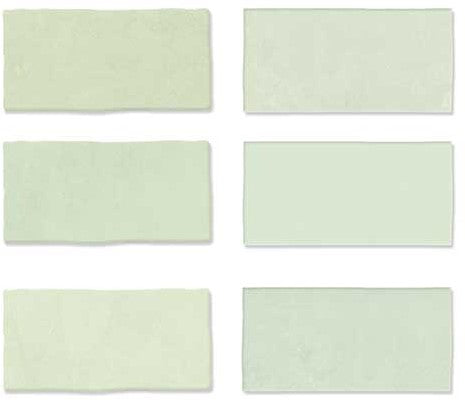 Wandtegel Wow  Fez Mint Matt 6,2x12,5 cm
