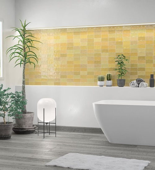 Wandtegel Wow  Fez Mustard Gloss 6,2x12,5 cm