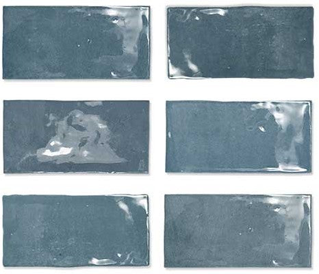 Wandtegel Wow  Fez Ocean Gloss 6,2x12,5 cm