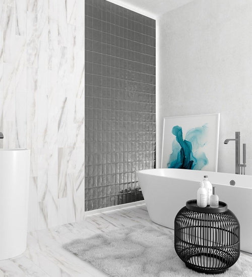 Wandtegel Wow  Fez Steel Gloss 6,2x12,5