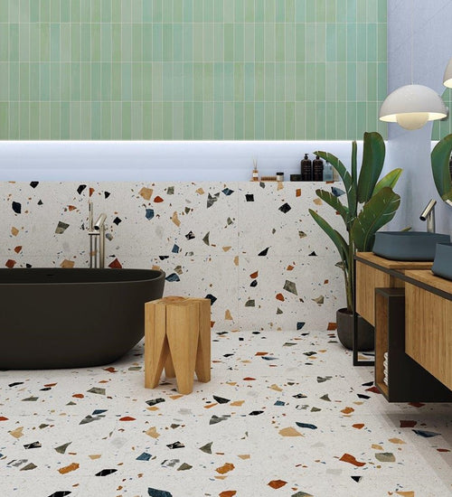 Wandtegel Arcana Flaming Mint 8x31,5 cm