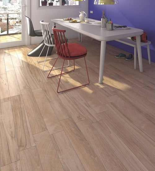 Vloertegel Vives Gamma-R Beige 14,4x89,3 cm