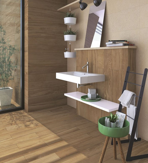 Vloertegel Vives Gamma-R Miel 14,4x89,3 cm