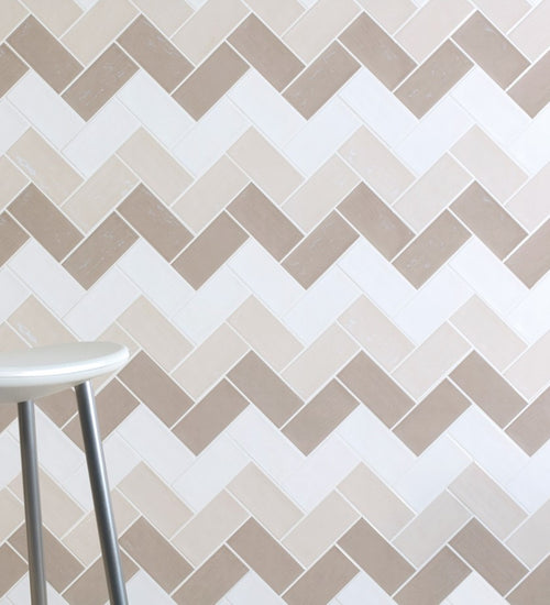 Wandtegel Quintessenza Genesi13 Bianco Matt 6,5x13,2 cm