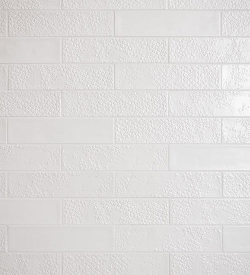 Wandtegel Quintessenza Genesi26 Bianco Lucido 6,5x26,6 cm