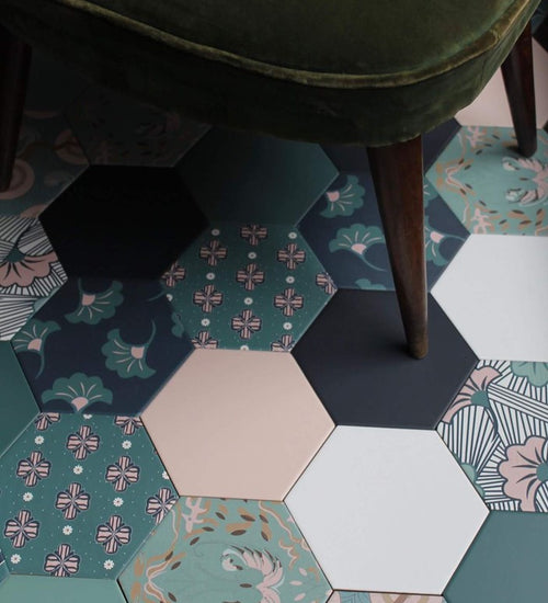 Vloertegel Cevica Good Vibes Mix Deco 14x16 cm