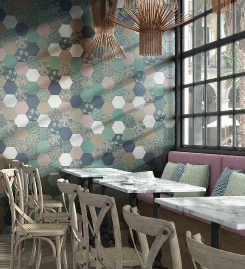 Vloertegel Cevica Good Vibes Mix Deco 14x16 cm