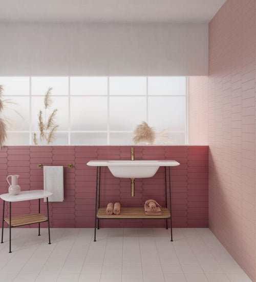 Wandtegel Wow  Grace Oval Berry Matt 7,5x30