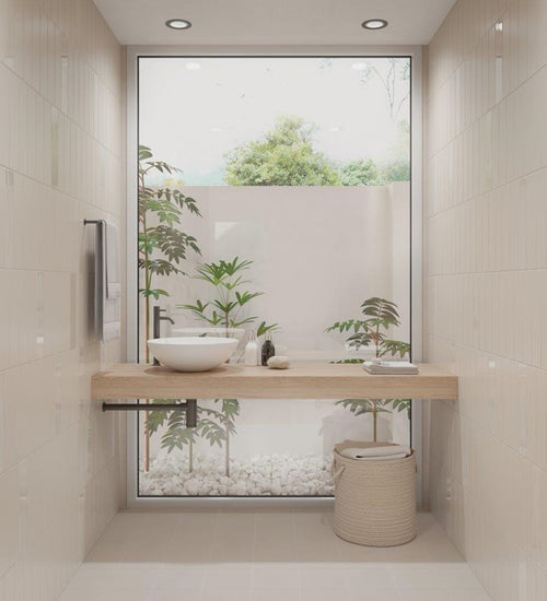 Wandtegel Wow  Grace Oval Sand Gloss 7,5x30