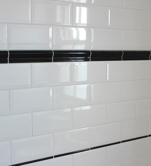 Wandtegel Ceramica Antiga Grand Metro Snow White/Blanco 10x20 cm