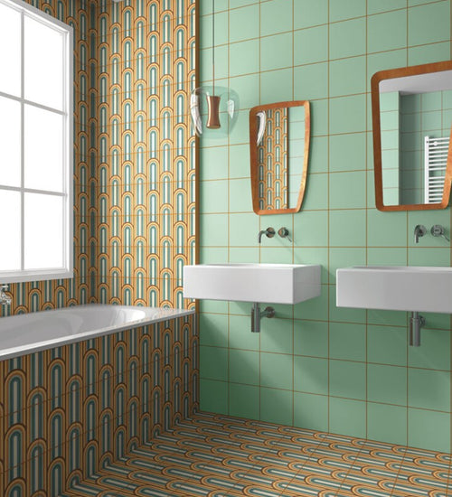 Vloertegel Cevica Groovy Decor 1 20x20 cm