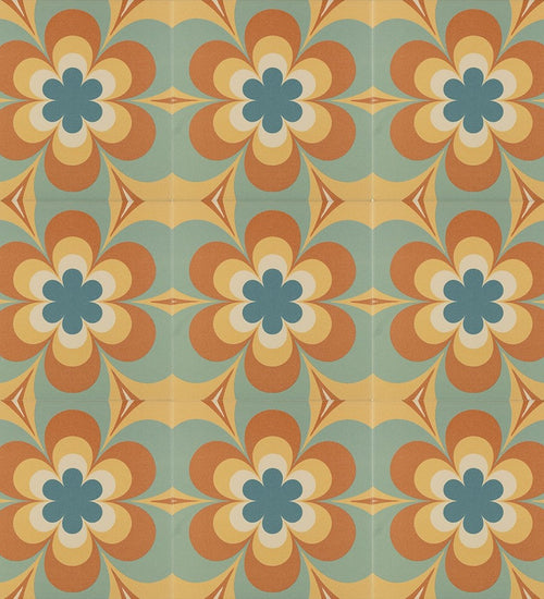 Vloertegel Cevica Groovy Decor N8 20x20 cm