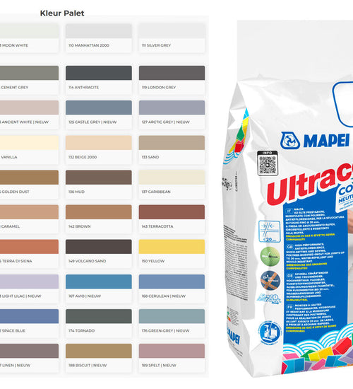 Mapei Ultracol X 5   kg ultrac.plus144alu map 1e bruin