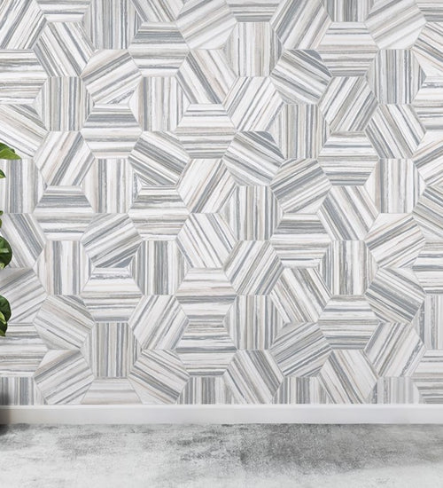 Vloertegel Codicer Hex25 Flow Grey Hex 25x22 cm