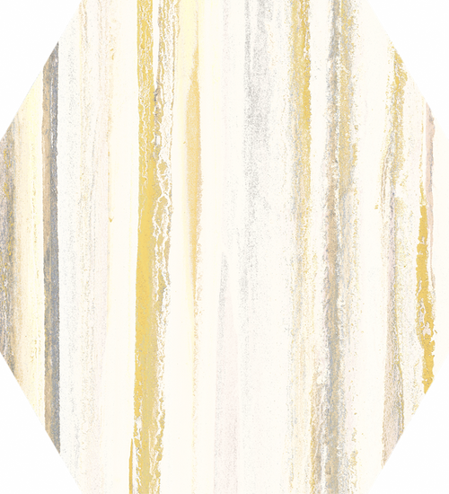 Vloertegel Codicer Hex25 Flow Yellow  Hex 25x22 cm