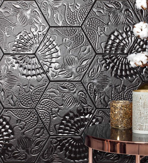 Sampletegel Codicer Hex25 Gaudi Lux Black