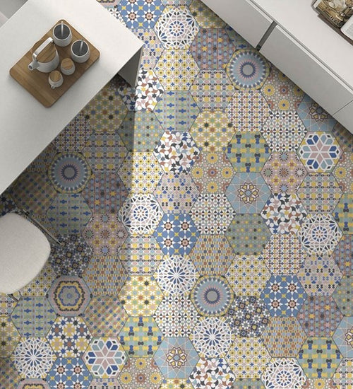 Hex25 Kasbah Mix Colors 25x22 cm