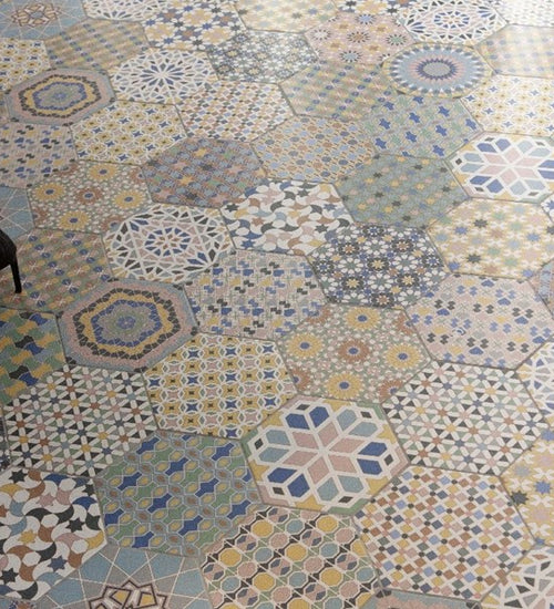 Hex25 Kasbah Mix Colors 25x22 cm