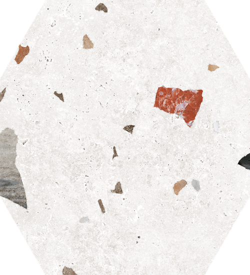 Hex25 Sonar White 25x22 cm