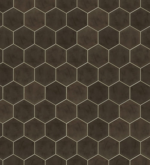 Wandtegel Vives Hexagono Figuli Brown 15x17 cm