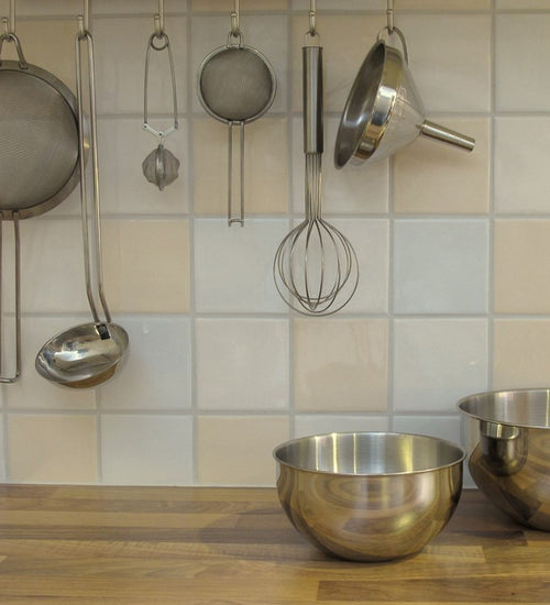 Wandtegel Ceramica Antiga Industrial Beige Brillo 10x10 cm