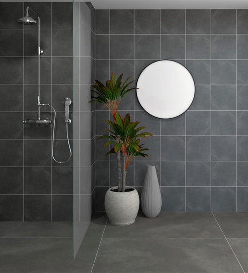 Vloertegel Villeroy & boch Hudson optima Antraciet mat