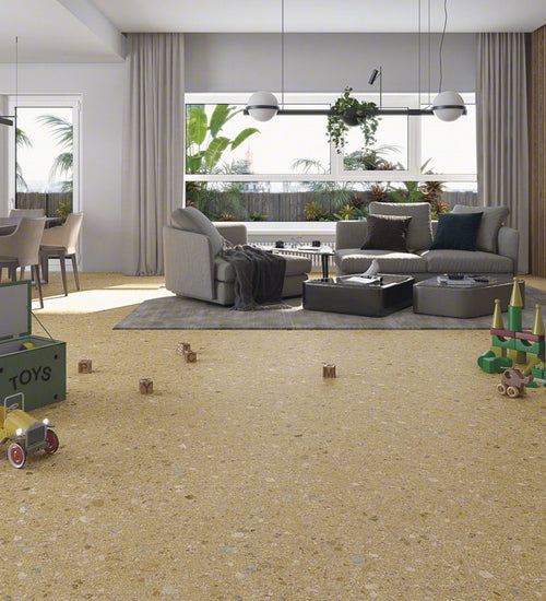 Vloertegel Vives Janty-R AB|C Mostaza 80x80 cm