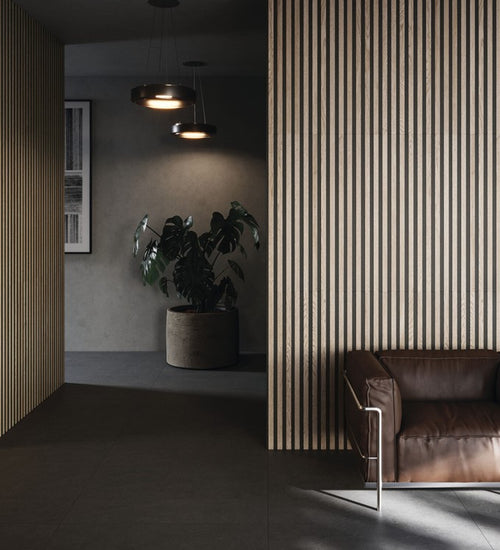 Wandtegel Cifre Jarel Wengue Mate 30x90 cm