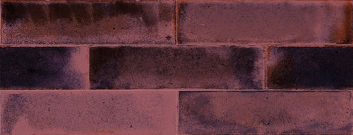 Wandtegel Cifre Jazba Garnet Brillo 6x24,6 cm