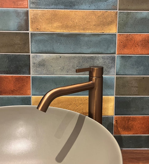 Wandtegel Cifre Jazba Sky Brillo 6x24,6 cm