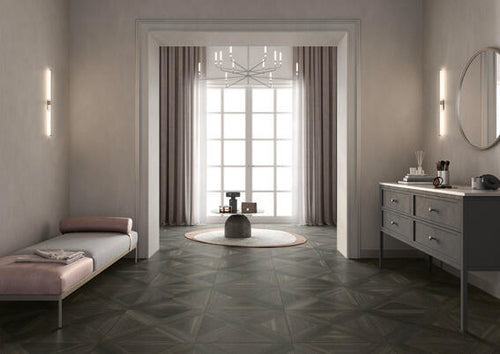 Decoratietegel Villeroy & boch Marble arch Antraciet mat 60x60 cm