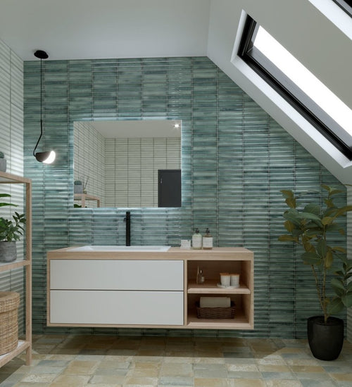 Wandtegel Estudio Ceramico Kanji Caramel 11,5x23,1 cm