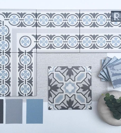 Vloertegel Revoir Paris La Madeleine Emile 20x20 cm