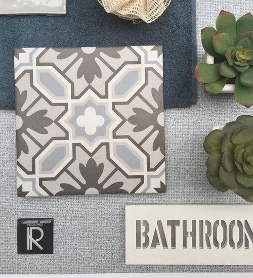 Vloertegel Revoir Paris La Madeleine Emile 20x20 cm