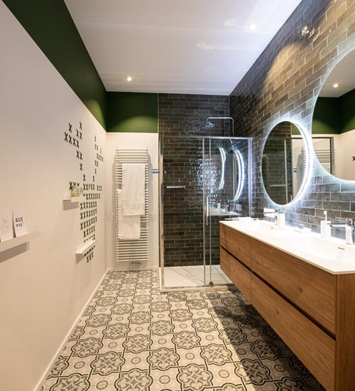 Vloertegel Revoir Paris La Madeleine Flow Gris 20x20 cm