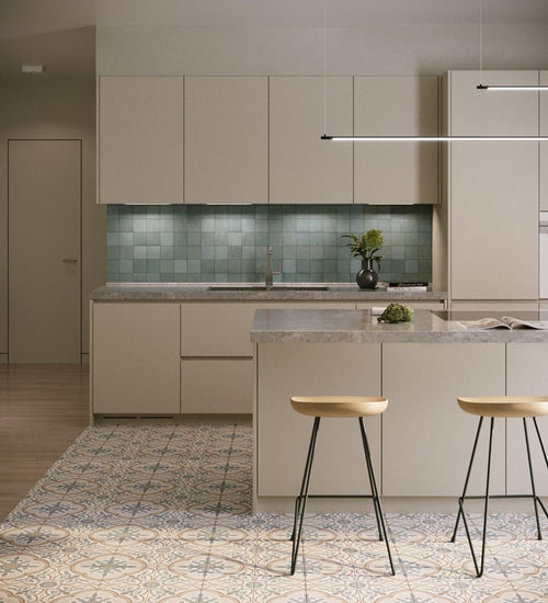 Vloertegel Revoir Paris La Madeleine Geatine Classic 20x20 cm