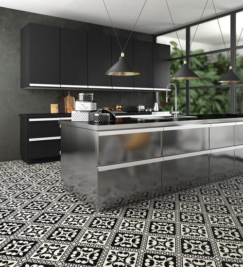 Vloertegel Revoir Paris La Madeleine Juliette Gris 20x20 cm