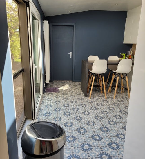 Sampletegel Revoir Paris La Madeleine Syrah Bleu