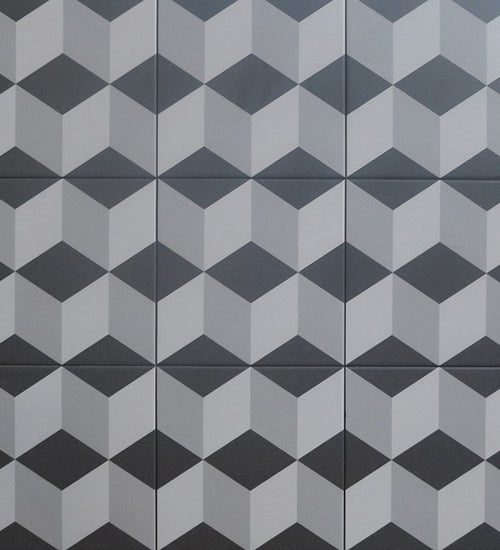 Vloertegel Revoir Paris La Madeleine Victor 20x20 cm