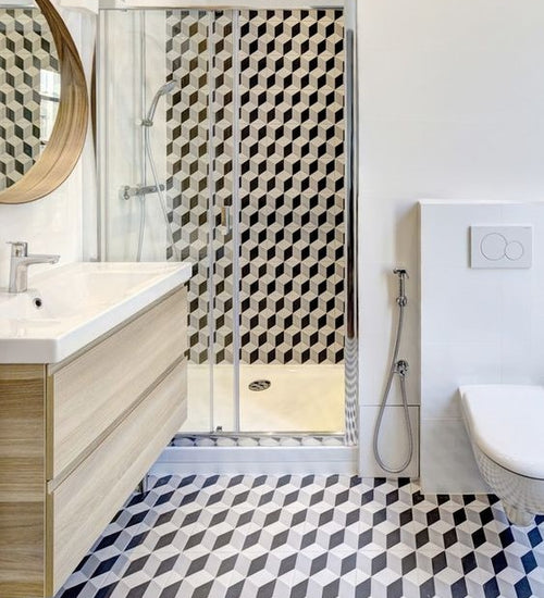 Vloertegel Revoir Paris La Madeleine Victor 20x20 cm