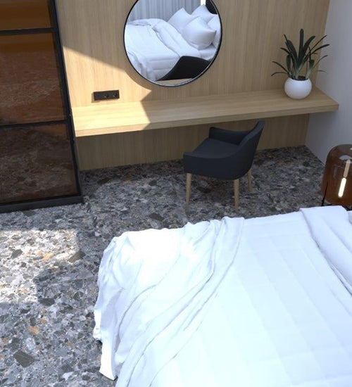 Vloertegel Revoir Paris La Roche Gros 80x80 cm