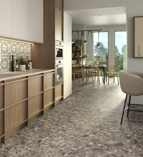 Vloertegel Revoir Paris La Roche Gros 80x80 cm