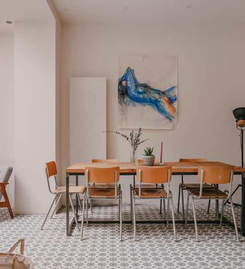 Vloertegel Revoir Paris La Villette Benoit Jaune 20x20 cm