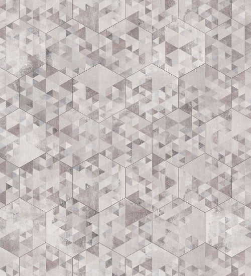 Vloertegel Vives Laverton Hexágono Benenden Sombra 23x26,6 cm