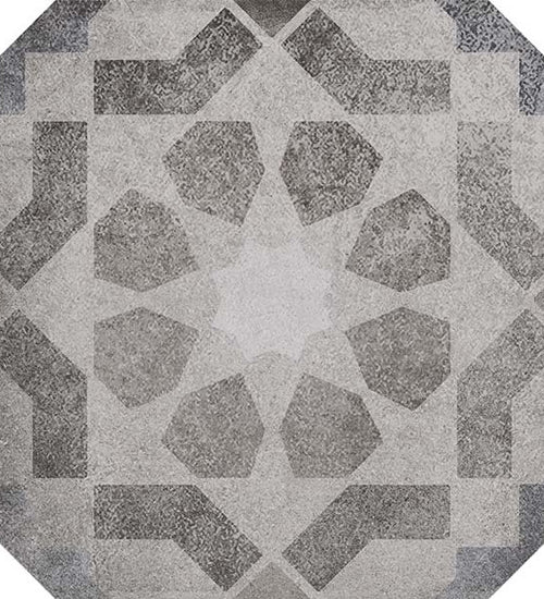 Vloertegel Vives Laverton Octo. Turgis Sombra 20x20 cm