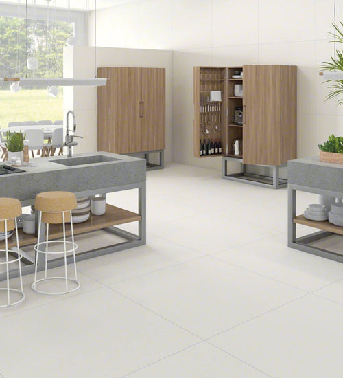 Vloertegel Vives Laverton-R Nieve 80x80 cm